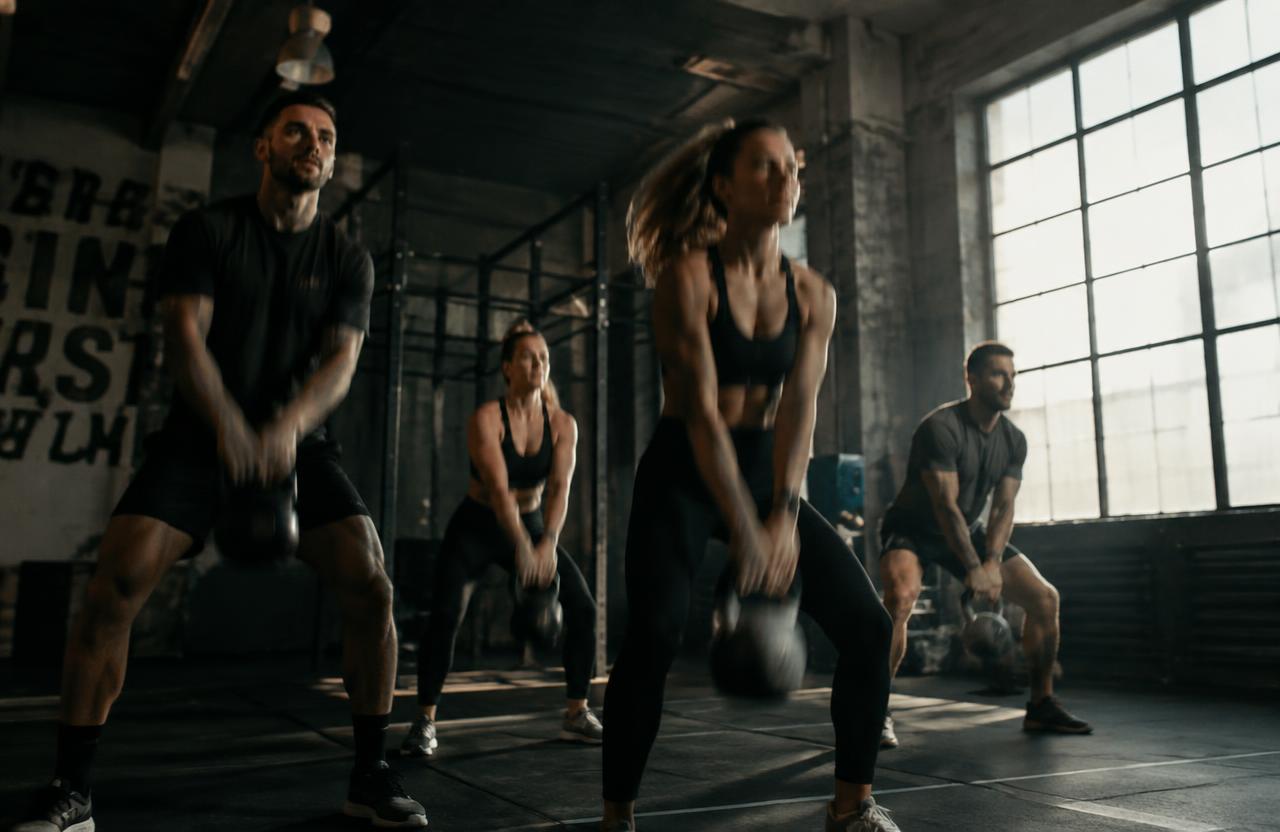 Group fitness class
